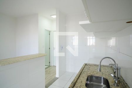 Cozinha de apartamento para alugar com 1 quarto, 50m² em Barcelona, São Caetano do Sul