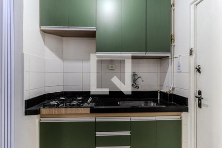 Cozinha de kitnet/studio para alugar com 1 quarto, 30m² em Vila Buarque, São Paulo