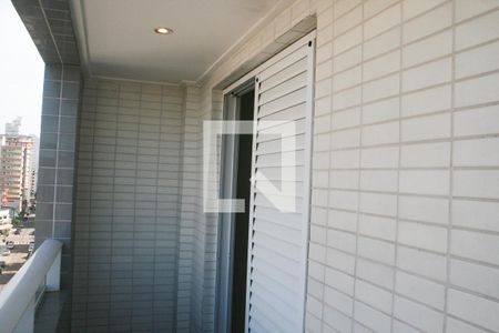 varanda do quarto de apartamento para alugar com 1 quarto, 40m² em Boqueirão, Praia Grande