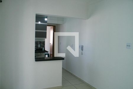Sala de apartamento para alugar com 1 quarto, 40m² em Boqueirão, Praia Grande