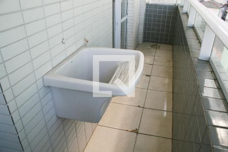 Varanda/Lavanderia de apartamento para alugar com 1 quarto, 40m² em Boqueirão, Praia Grande