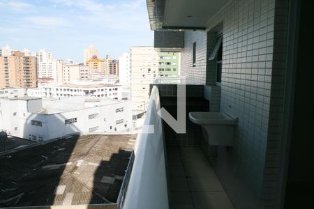 Varanda de apartamento para alugar com 1 quarto, 40m² em Boqueirão, Praia Grande