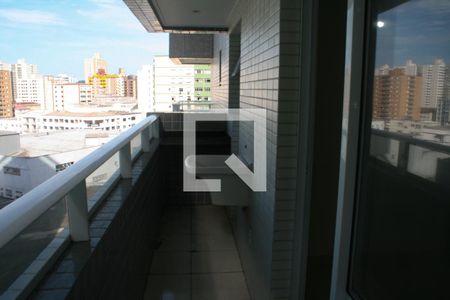 Varanda de apartamento para alugar com 1 quarto, 40m² em Boqueirão, Praia Grande