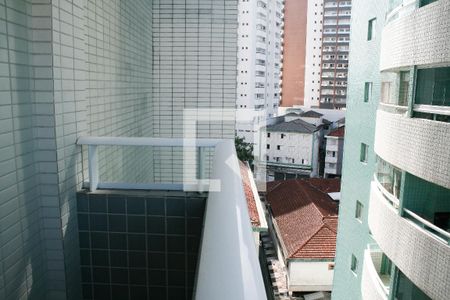 Varanda de apartamento para alugar com 1 quarto, 40m² em Boqueirão, Praia Grande
