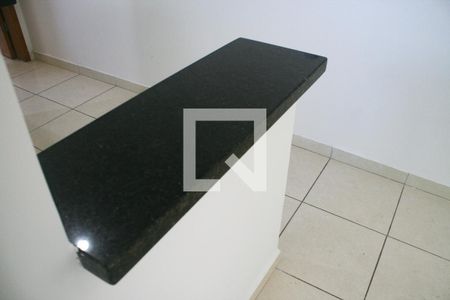 Sala de apartamento para alugar com 1 quarto, 40m² em Boqueirão, Praia Grande