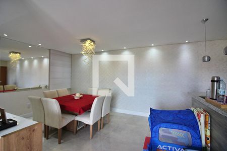 Sala de apartamento à venda com 2 quartos, 77m² em Vila Caminho do Mar, São Bernardo do Campo