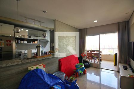 Sala de apartamento à venda com 2 quartos, 77m² em Vila Caminho do Mar, São Bernardo do Campo