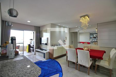 Sala de apartamento à venda com 2 quartos, 77m² em Vila Caminho do Mar, São Bernardo do Campo