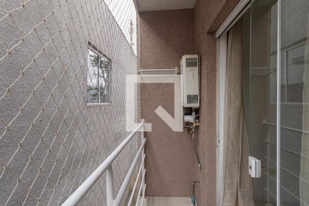 Vista da Sacada Sala de apartamento para alugar com 1 quarto, 42m² em Rebouças, Curitiba