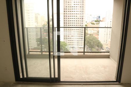 Varanda de kitnet/studio à venda com 1 quarto, 27m² em Pompeia, São Paulo