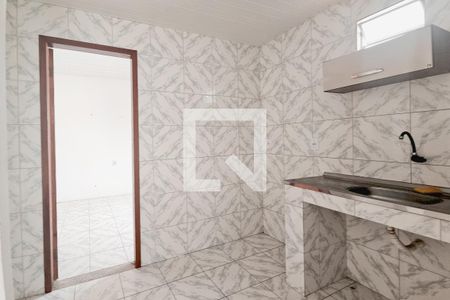 Cozinha de kitnet/studio para alugar com 1 quarto, 32m² em Itapuã, Salvador