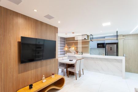 Sala de apartamento para alugar com 3 quartos, 85m² em São Luiz, Belo Horizonte