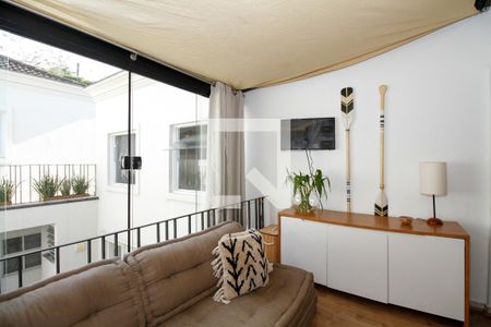 Varanda da Suíte Americana 1 de casa à venda com 4 quartos, 1300m² em Jardim das Bandeiras, São Paulo