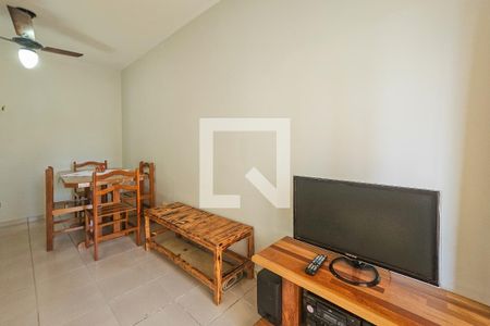 Sala de apartamento para alugar com 1 quarto, 60m² em Loteamento Joao Batista Juliao, Guarujá