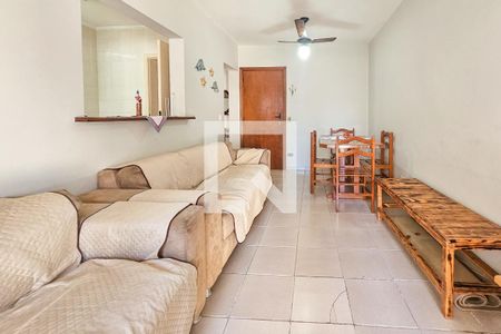 Sala de apartamento para alugar com 1 quarto, 60m² em Loteamento Joao Batista Juliao, Guarujá