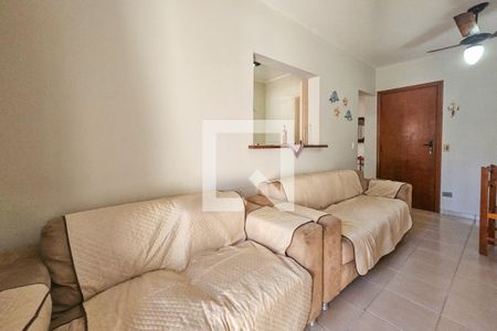 Sala de apartamento para alugar com 1 quarto, 60m² em Loteamento Joao Batista Juliao, Guarujá