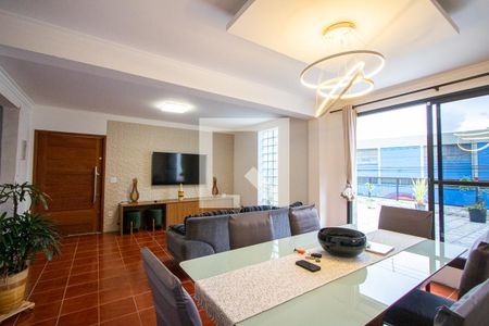 Sala de casa à venda com 4 quartos, 209m² em Vila Homero Thon, Santo André