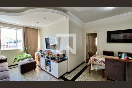 Sala de apartamento à venda com 3 quartos, 90m² em Silveira, Belo Horizonte