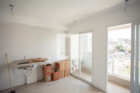 SALA E COZINHA de apartamento à venda com 2 quartos, 38m² em Jardim Paraíso, São Paulo