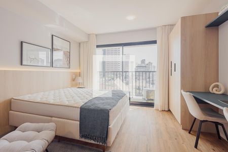 Sala/Quarto de apartamento para alugar com 1 quarto, 25m² em Pinheiros, São Paulo
