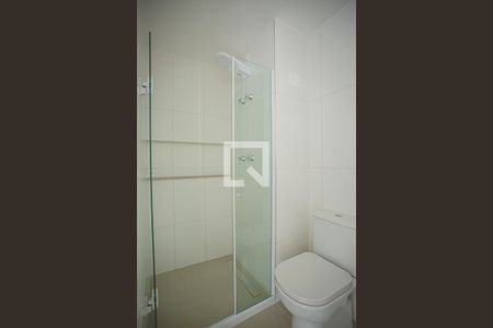 Banheiro de kitnet/studio à venda com 1 quarto, 26m² em Vila Clementino, São Paulo