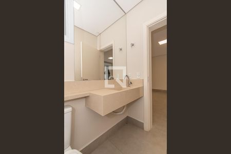 Lavabo de casa de condomínio para alugar com 3 quartos, 205m² em Residencial Real Park Sumaré, Sumaré