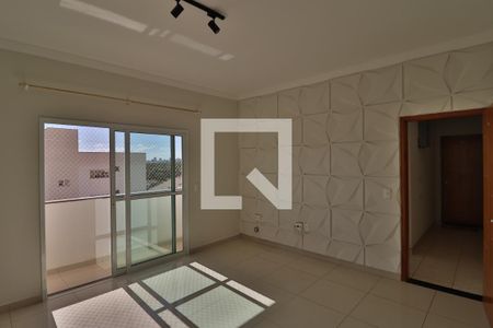 Sala de apartamento para alugar com 2 quartos, 62m² em Jardim Inconfidência, Uberlândia