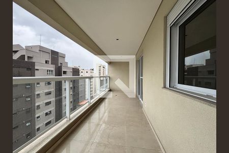Varanda da Sala de apartamento à venda com 1 quarto, 54m² em Indianópolis, São Paulo