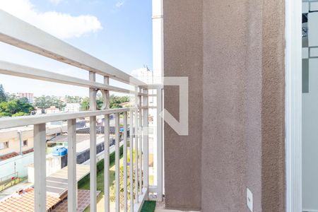 Varanda da Sala de apartamento à venda com 2 quartos, 45m² em Vila Carmosina, São Paulo