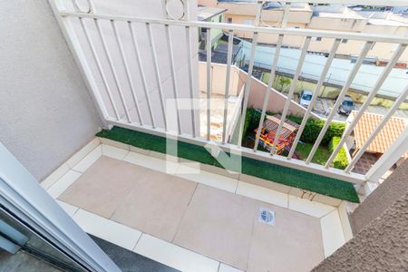 Varanda da Sala de apartamento à venda com 2 quartos, 45m² em Vila Carmosina, São Paulo