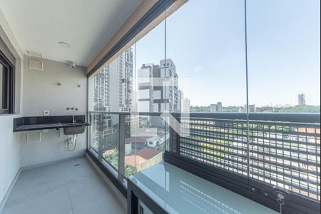 Varanda do Studio de kitnet/studio à venda com 1 quarto, 27m² em Jardim das Acacias, São Paulo