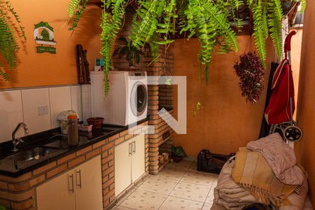 Área de Serviço de casa à venda com 3 quartos, 125m² em Campo Grande, São Paulo