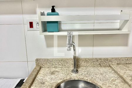 Cozinha de apartamento para alugar com 1 quarto, 26m² em Jardim Oriental, São Paulo