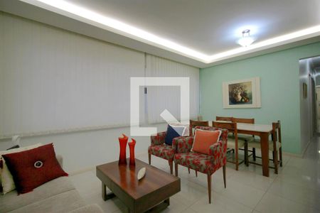 Sala de apartamento à venda com 3 quartos, 110m² em Anchieta, Belo Horizonte