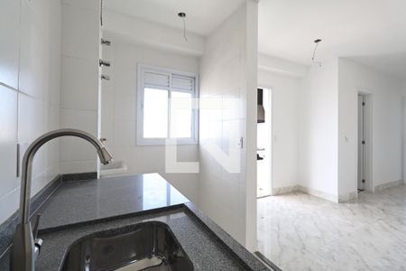 Cozinha de apartamento à venda com 2 quartos, 48m² em Utinga, Santo André