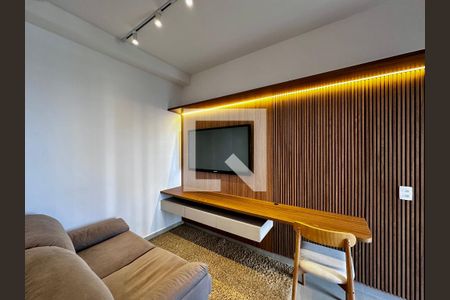 Sala de apartamento à venda com 1 quarto, 53m² em Jardim das Acacias, São Paulo