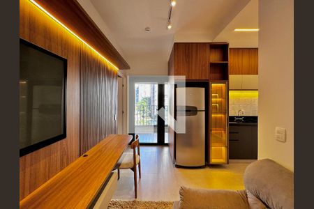 Sala de apartamento à venda com 1 quarto, 53m² em Jardim das Acacias, São Paulo