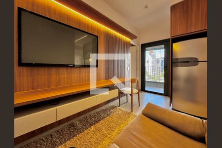 Sala de apartamento à venda com 1 quarto, 53m² em Jardim das Acacias, São Paulo