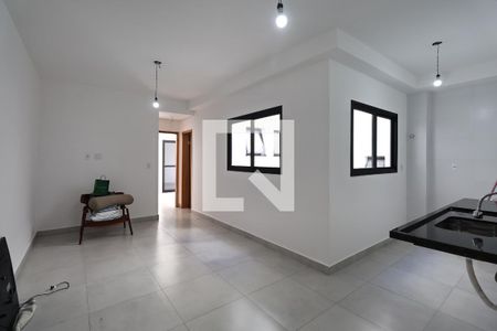 Sala de apartamento à venda com 2 quartos, 53m² em Vila Guiomar, Santo André