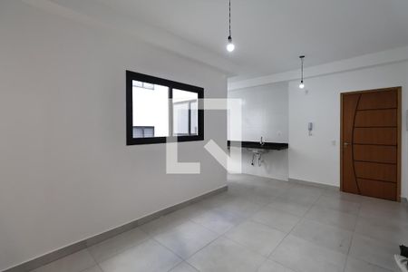 Sala de apartamento à venda com 2 quartos, 53m² em Vila Guiomar, Santo André