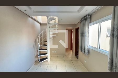 Sala de apartamento à venda com 2 quartos, 88m² em Vila Humaita, Santo André