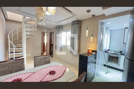 Sala de apartamento à venda com 2 quartos, 88m² em Vila Humaita, Santo André