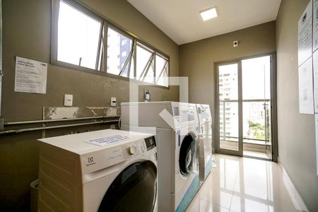 Área comum - Lavanderia de kitnet/studio para alugar com 1 quarto, 25m² em Tatuapé, São Paulo