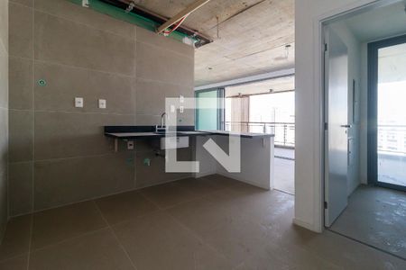 Cozinha de apartamento para alugar com 3 quartos, 165m² em Jardim das Acacias, São Paulo