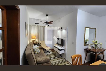 Detalhe Sala de apartamento para alugar com 3 quartos, 98m² em Marapé, Santos