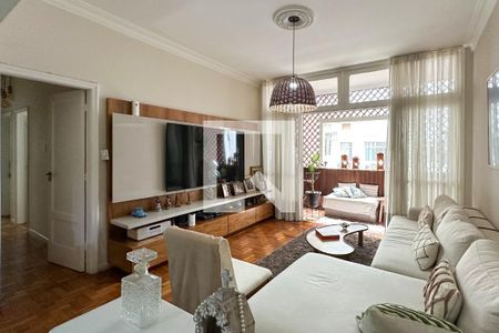 Sala de apartamento à venda com 3 quartos, 122m² em Copacabana, Rio de Janeiro