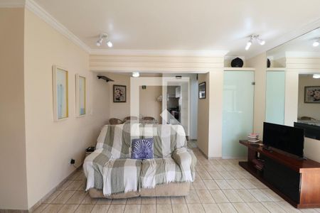 Sala de apartamento para alugar com 3 quartos, 114m² em Vila Alzira, Guarujá