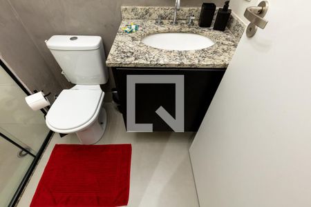 Banheiro de kitnet/studio à venda com 1 quarto, 25m² em República, São Paulo