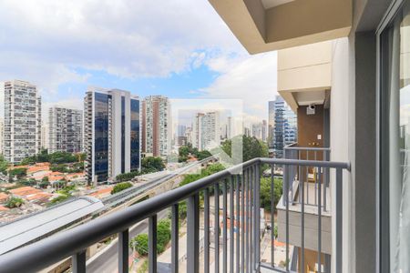 Varanda de kitnet/studio para alugar com 1 quarto, 26m² em Vila Cordeiro, São Paulo