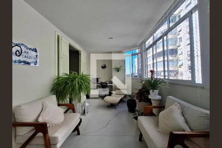 Varanda de apartamento à venda com 3 quartos, 130m² em Flamengo, Rio de Janeiro